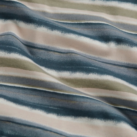 Pact Organic Swell Stripe Fit & Flare Strappy Dress.  Retail $49 Size Small - Picture 7 of 9